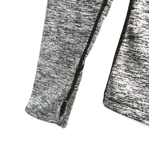 Forever 21 Women's Activewear Thumb Hole Quarter Zip Gray Pullover Small - Picture 4 of 9